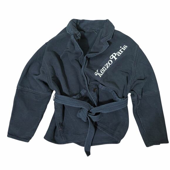 Kenzo x Verdy Paris Runway Judo Jacket Kimono Noragi Size Large Navy Blue Nigo - Picture 1 of 8